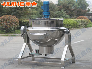 展示明火加熱夾層鍋_可傾式不銹鋼夾層鍋真實(shí)圖片